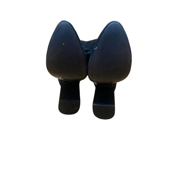 Cole Haan Black Suede "Darla" OTK Boots Size 8 - Picture 8 of 10